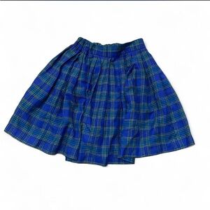 Vintage plaid mini skirt pleated 20-24” waist schoolgirl uniform vibes fairycore